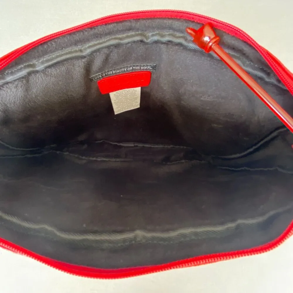 NWT BODHI Tech Collection Red Leather Laptop Tote MacBook iPad Bag 13